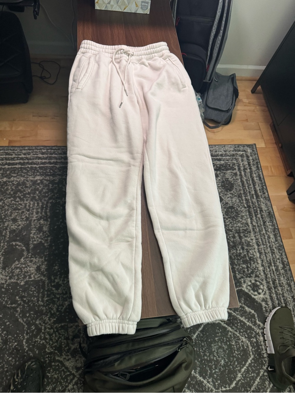 Abercrombie & Fitch - Cream - Cotton Jogger Pants